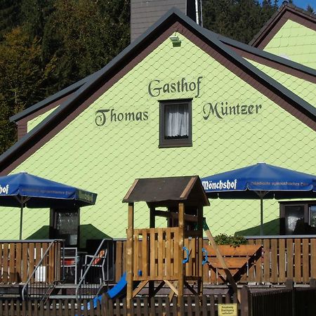 Gasthof Thomas Müntzer Steinheid Exterior foto